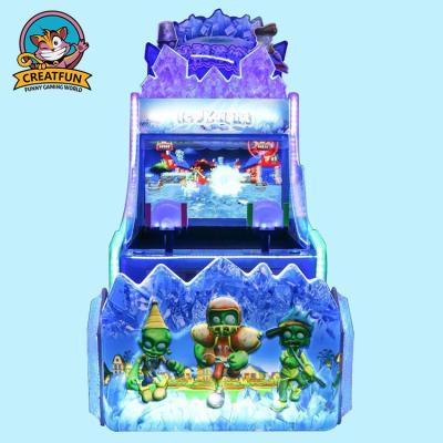 China LED Light with Music 2 Player Invent Arcade Video Game Machine Water Shooting Ticket Redemption Game Machine for sale