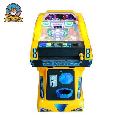 China LED Light With Music Coin Operated Kids Push Arcade Games Machine Chinese Mini Pinball Machine for sale