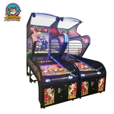 China Coin Operated Indoor Electric Basketball /Plastic Material Cabinet /Plastic Basketball Sport Arcade Game For Adults for sale