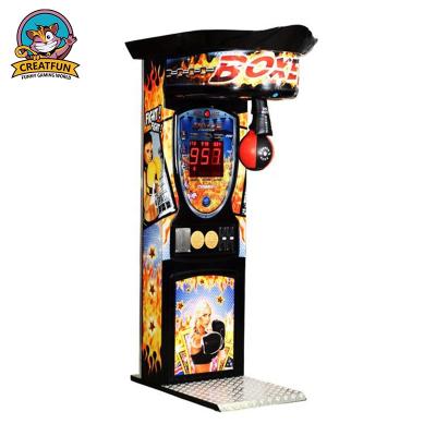 China Metal+acrylic+plastic indoor punch arcade game machine coin operated boxing boxing machine for sale