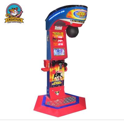 China Indoor Simulator Electric Ticket Or Cola Boxing Machine Punching Game For Adults for sale