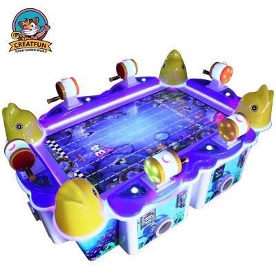 China LED Light With Music 55 Inch Arcade Game Ocean Hunting Fishing 6 Players Playing Fish Game Machine For Kids for sale