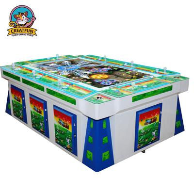 China Metal Frame+HD Display Arcade Fishing Hunter Game Machine Shooting Fish Game Table Playing for sale