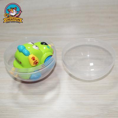 China 100mm Large Plastic Empty Toy Machine Plastic Twist Balls Surprise Balls Capsule for sale