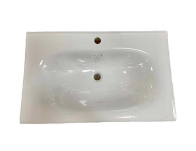 China Durable Chinese Ceramic Bathroom Table Top Wash Basin Sink Cabinets Hotel Wash Basin for sale