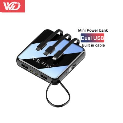 China Mobile Phone/mp3/mp4/mp5/iphone/ipad factory selling new mini power bank 20000mah high capacity portable powerbank 10000mah custom logo for sale