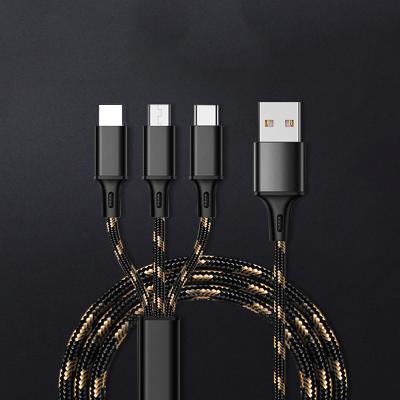 China Factory wholesale price of high quality MP3/MP4 player 3 in 1 mobile phone charging cable for sale