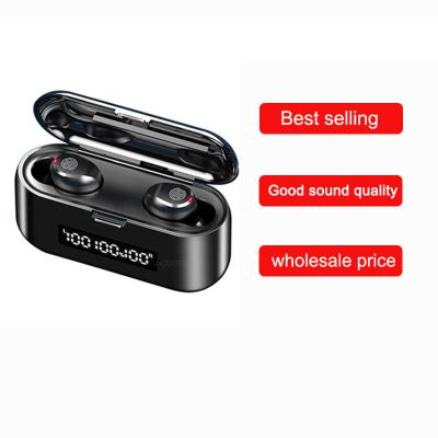 China In-Ear F9 TWS V5.0 2020 Keep Same Quality Wireless Earphone Wireless Earphone LED Display With 2000mAh Power Bank for sale