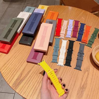 China Shell Glass +Strap For Apple Watch Band 38mm 40mm 42mm 44mm 5 4 3 Se 40 Screen Protector+Case+belt Accessories Strap IWatch Series 6 for sale