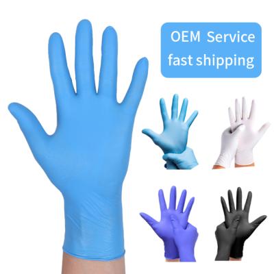 China Hospital / Lab / Disposable Nitrile Manufacturer Top Light Industry Gloves Hot Powder Free Nitrile Gloves for sale