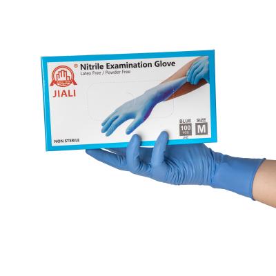 China Light Industry Nitrile Powder Free Nitrile Gloves Examination Gloves 100% Hospital/Lab/China Manufacturer for sale