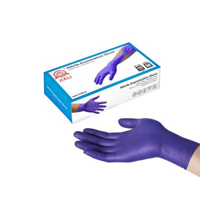 China Hospital/Laboratory/Light Industry/Household Disposable Powder Free Nonsterile Nitrile Waterproof Examination Gloves for sale