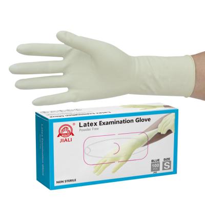 China Wholesale Powder Free Disposable Latex Hand Care Medical Examination Latex Glove for sale