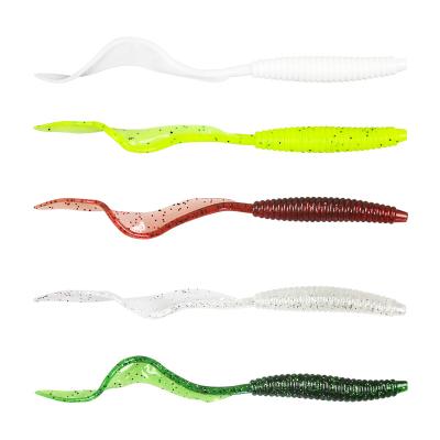 China PVC fishing lures baits soft threaded tail fishing lure bait 2G/7G fishing lures wobbler 125MM/175MM for saltwater freshwater for sale