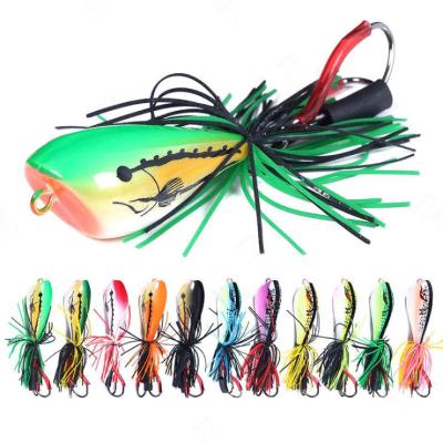 China ABS plastic thunder frog bait 9.5G 9CM fishing frog lure topwater fishing lures frog for pike bass fishing lures for sale