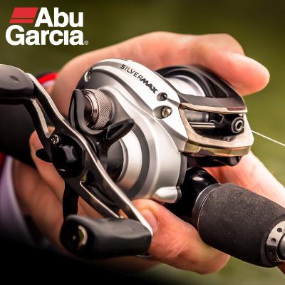 China Abu Garcia SMAX3 Baitcasting Baitcasting Fishing Reel Ultralight 6.4:1 Silver Straight Max Drag 8kg Baitcasting Reel For Fishing Reels Saltwater for sale