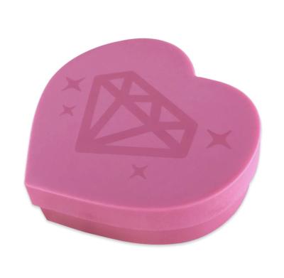 China Personalized Customization Diamond Painting Box Heart Shaped Bead Storage Container Bead Sorting Trays Diamond Rhinestone Drill Plate for sale