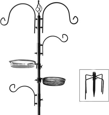 China Sustainable Outdoor Bird Feeder Garden Metal Premium Bird Feeding Station for sale