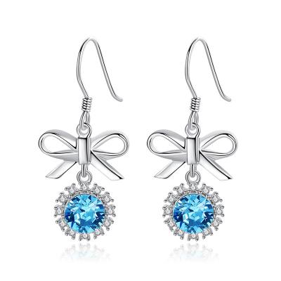 China Trendy Christmas Crystal Unique Earrings Women Big Fashion 2020 Korean Jewelry TRENDY Earring 925 Silver Earrings Drop Findings for sale