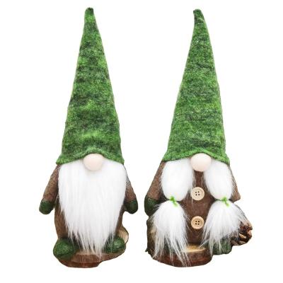 China Handmade Swedish Gnome Doll Tomte Santa Scandinavian Figurine Plush Elf Christmas Ornament Christmas Gnomes Plush Ornaments Christmas Decorations for sale