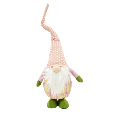 China Easter Spring Decoration Cloth Doll Gnome 23.6 Inch European American Easter Cloth Decoration Gifts Opens Elf Dwarf Rose Nordic Gnome For Spring Decor for sale