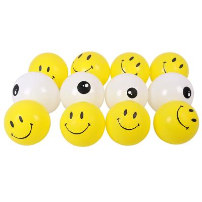 China Eco-friendly 5 Inch Disposable Small White Eyeball Face Yellow Latex Balloon For Decoration Cartoon Character for sale