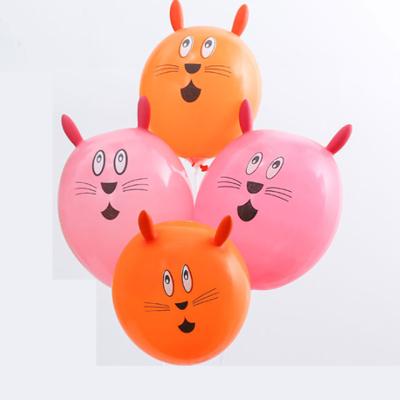 China Cheap Printed Different Color China Rabbit Latex Balloon Popular Eco-friendly Supply Disposable Beautiful for sale