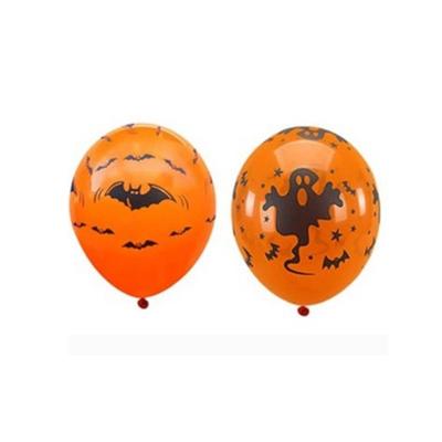 China Promotional Toy Halloween Pumpkin Skull Balloon 12 Inch Bat Devil Latex Balloon Festival Party Decoration Balloon for sale