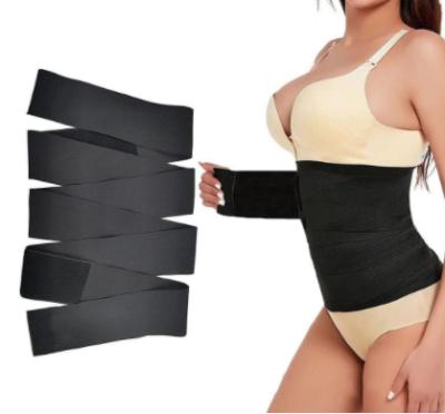 China Breathable Plus Size Waist Trainer For Women Sauna Trimmer Belt Belly Wrap Stomach Bandage for sale