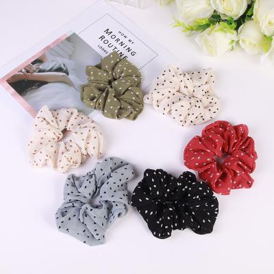 China Environmentally Friendly Multicolor Printed Chiffon Women Hair Band Headband Korean Popular Scrunchies for sale