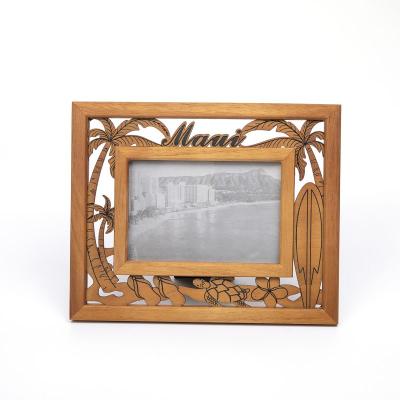 China Decoration & Retro Gift Customized Creative Home Decoration Wooden Photo Frame for sale