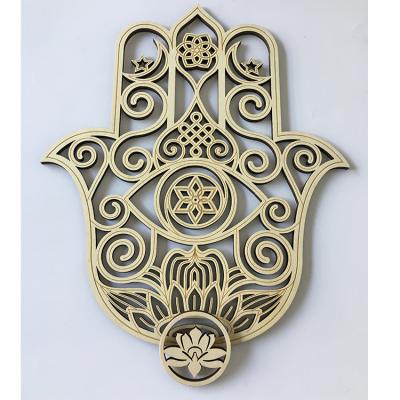 China China factory direct laser cut flower precision cutting wood flower laser cutting for sale