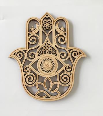 China China Good Quality Precision Flower Wood Industrial Flower Laser Cutting Artwork Wood Laser Engraved for sale