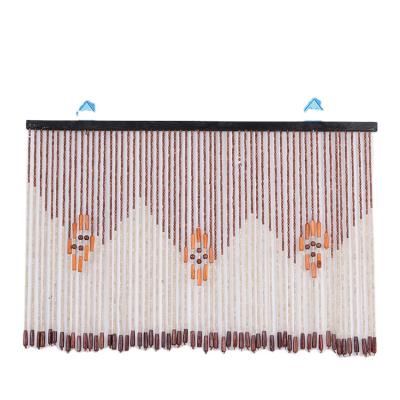 China OEM factory price natural bead material cheap wooden curtain for wall hanging for sale