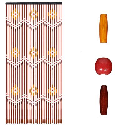 China Good Quality Natural Material Wholesale Wood Beads Curtains For Door for sale