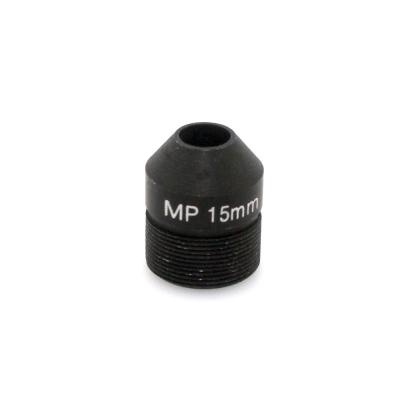 China Security Cameras Pinhole CCTV Lens M12 F1.6 Aperture Flat Image 15mm Focal Length for sale