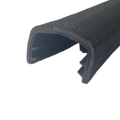 China CR U-shaped Steel Insert PVC EPDM Rubber Sealing Strip for Automobile Door Decoration for sale