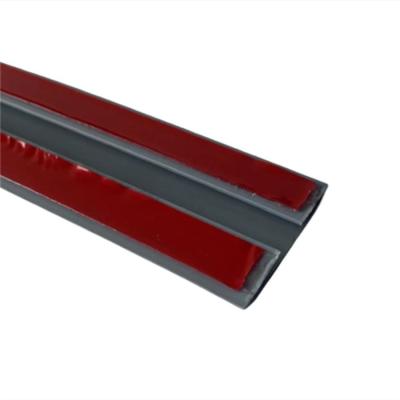 China Customer's Drawings PVC Windproof Rubber Seal Strip for Bedroom Door Soundproofing for sale