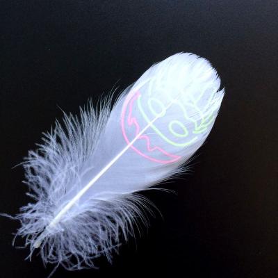 China Wholesale Natural Decorations White Goose Feather For Carnival Costumes Design for sale