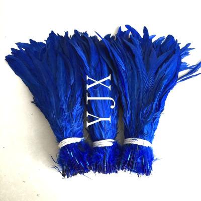 China Wholesale Decorations Rooster Grayish Long Feathers For Carnival Dress Costumes for sale