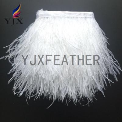 China High Quality Ostrich Feather Ostrich Hair Trim Ribbon Free Samples Feather Stripes For Sale for sale