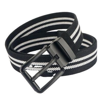 China 2023 Fashionable Stylish Men's Canvas Cloth Belt Adjustable With Removable Pin Buckle 7 Holes Leisure Golf Sports Jeans Strap Casual Belts for sale