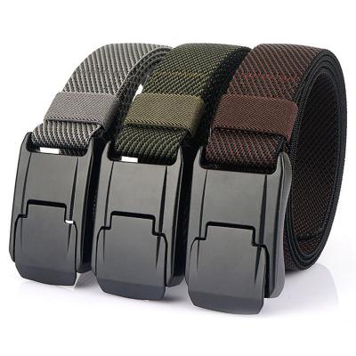 China Wholesale Adjustable Men's Woven Stretch Belt 1.5