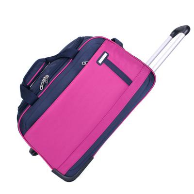 China Cooler Fleece Tool Market Small Cabin Character Sports Chair Trolley Travel Duffel Bag, Rolling Bag with 2 Wheels for Women for sale