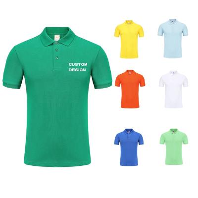 China High Quality Custom Made Anti-Wrinkle Embroidery Polo T-shirt Cotton T-shirt Cotton Polo Shirt for sale