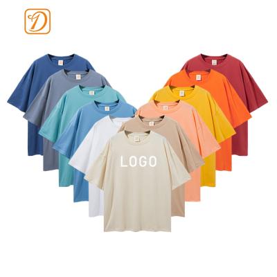 China Summer 100% Custom Made Logo T-shirts Plus Size Men's Oversized Cotton T-shirt Wholesale Viable High Quality for sale