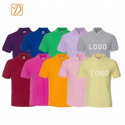 China Wholesale Anti-wrinkle Men's Casual White Custom Logo Printing Embroidery Polo Shirt Shorts Sleeve Pullover Polo Shirt for sale