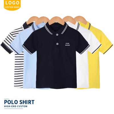 China New Style Anti-wrinkle Kids Polo Shirts High Quality Cotton 100% Blank Polo Shirts For Kids for sale