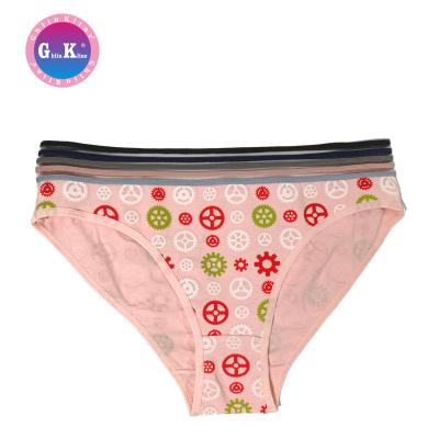 China Antibacterial there are lots of cute styles of women's underwear briefs, breathable and comfortable for girls for sale