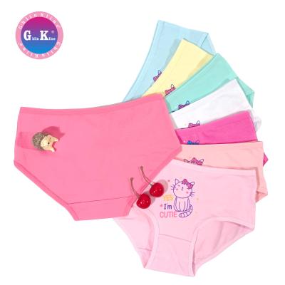 China The girl's cat's breathable design of the middle waist of the soft student buttocks bag women's underwear is pure and fresh small briefs for sale